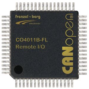 frenzel + berg CANopen Controller CO4011 als Single Chip für digitale Ein- und Ausgänge für Feldbusanwendungen.